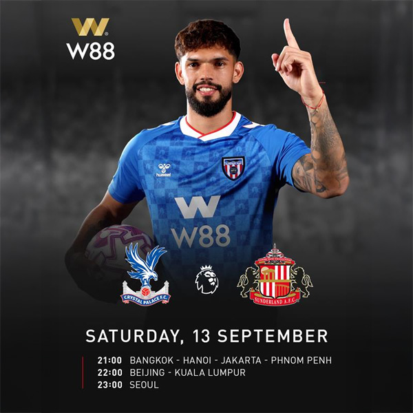 W88-Malaysia-Sunderland-Match-English-Premier-League-2025