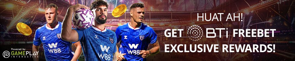 W88 Malaysia BTI Sports Bonus Freebet Tickets RM 2100 Exclusive Rewards