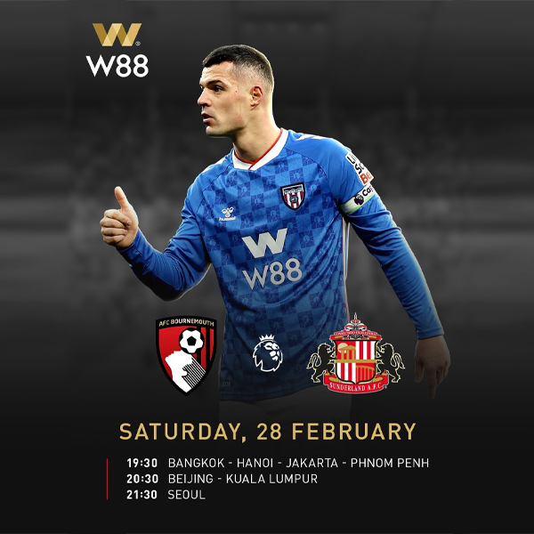 W88-Malaysia-Bournemouth-vs-Sunderland-Preview-Team-News-and-Predicted-Line-ups
