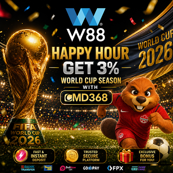 HAPPY HOUR GET 3% WORLD CUP SEASON WITH CMD