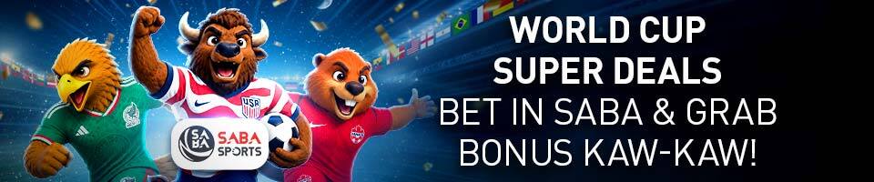 World Cup SABA Special Promotions KAW KAW