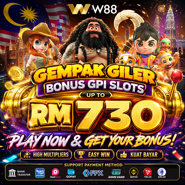Bonus-GPI-Slots-Up-To-RM-730-Special-W88-Malaysia