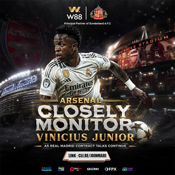 Arsenal Closely Monitor Vinicius Junior as Real Madrid Contract Talks Continue
