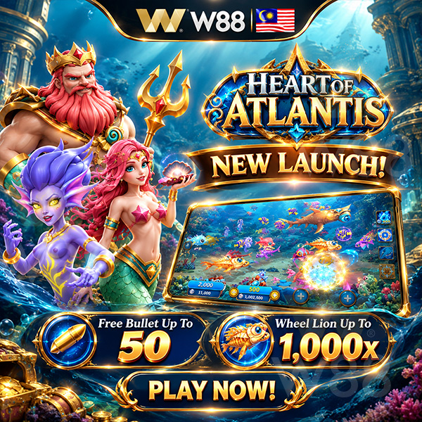 New-Fishing-Games-Heart-of-Atlantis-New-Launch-At-W88-Malaysia